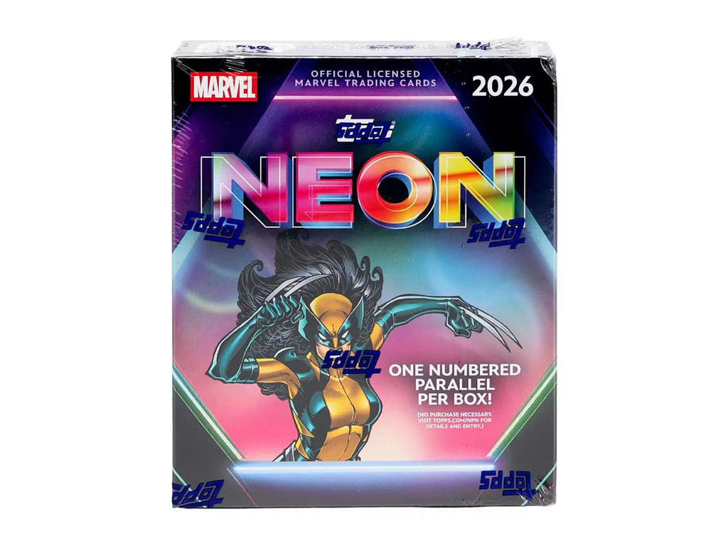 2026 Topps Marvel Neon Mega Trading Cards LV