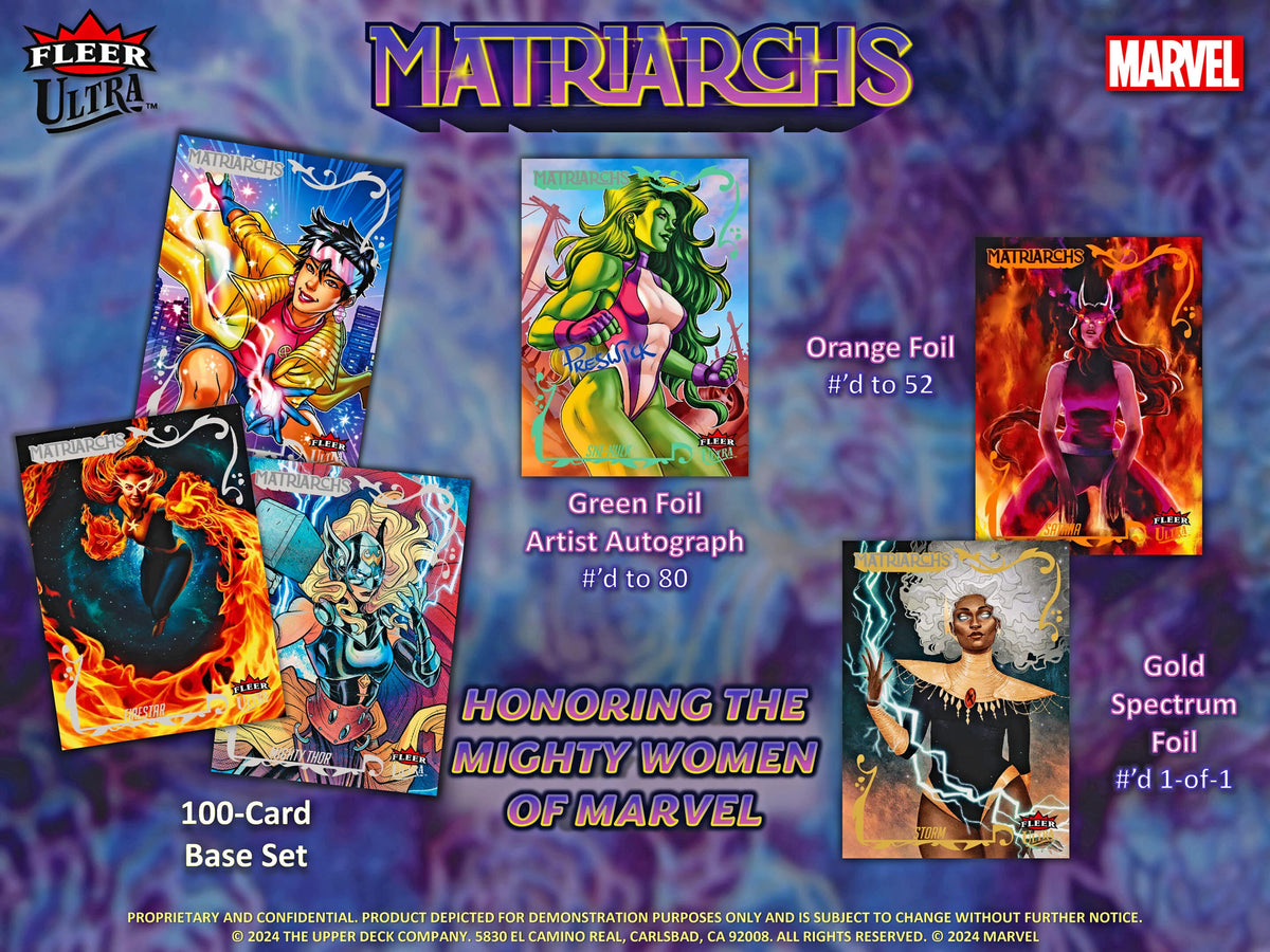 2024 Upper Deck Fleer Ultra Matriarchs of Marvel Trading Cards LV