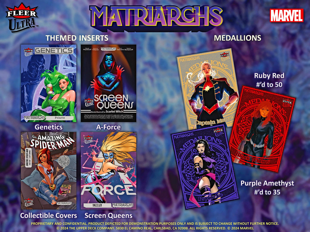 2024 Upper Deck Fleer Ultra Matriarchs of Marvel Trading Cards LV
