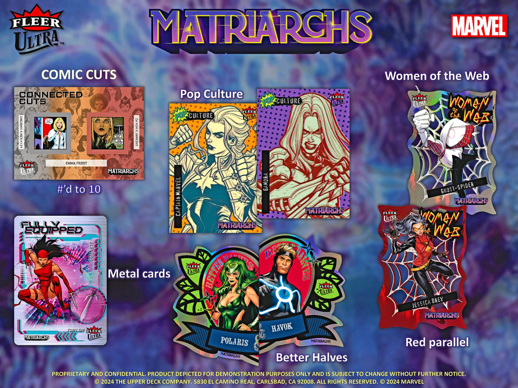 2024 Upper Deck Fleer Ultra Matriarchs of Marvel Trading Cards LV