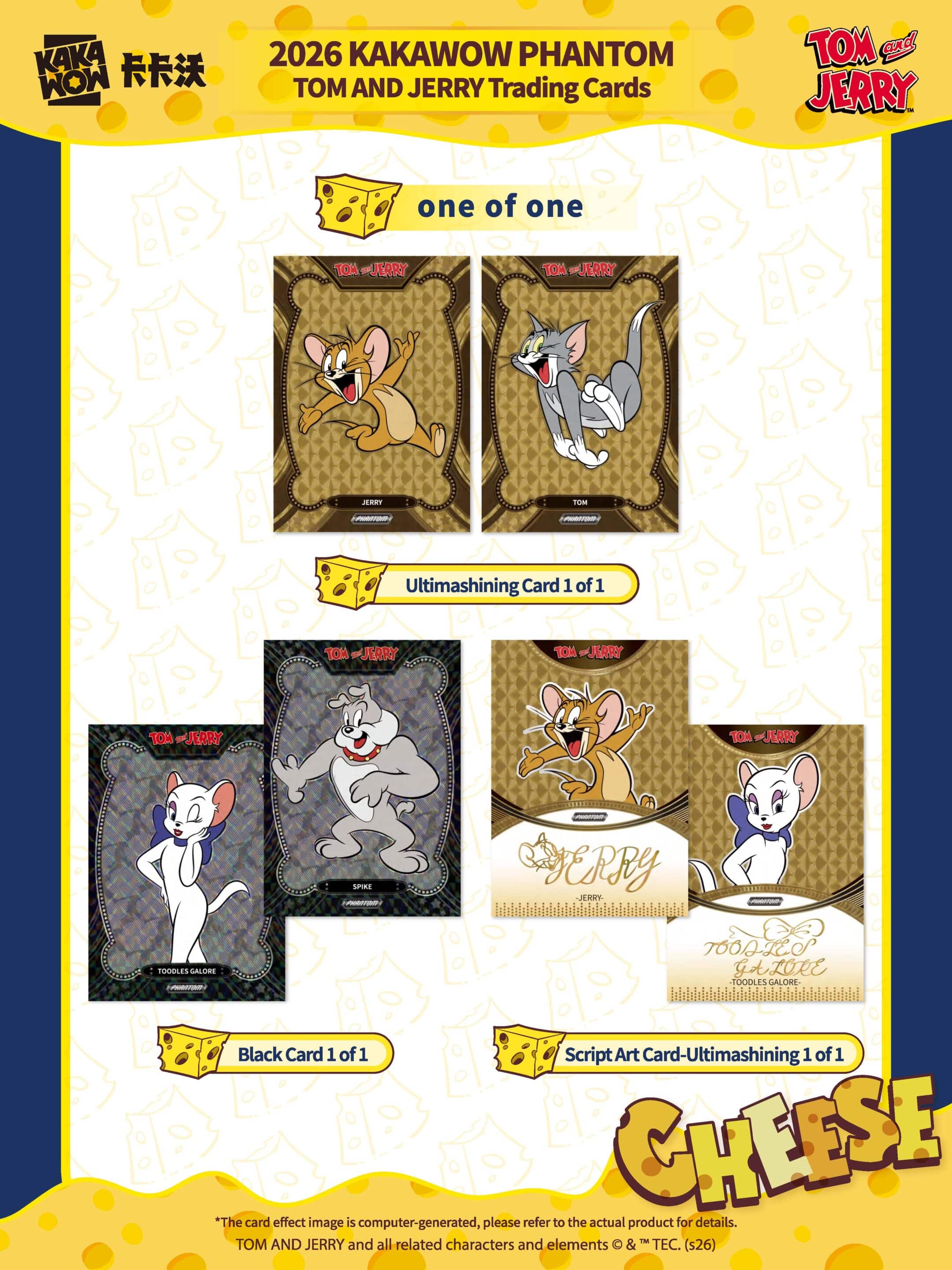 2026 Kakawow Phantom Tom and Jerry Hobby Trading Cards