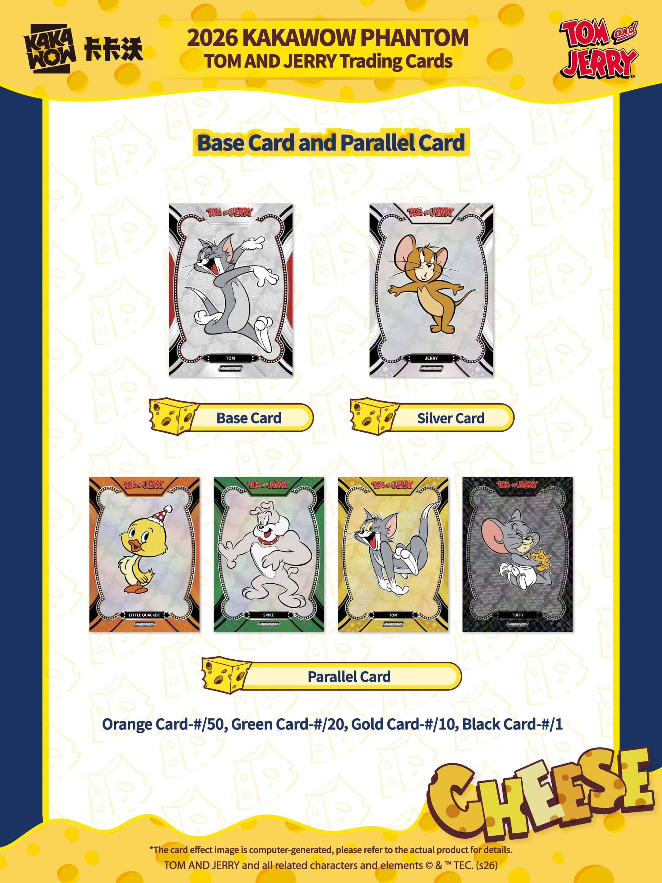 2026 Kakawow Phantom Tom and Jerry Hobby Trading Cards