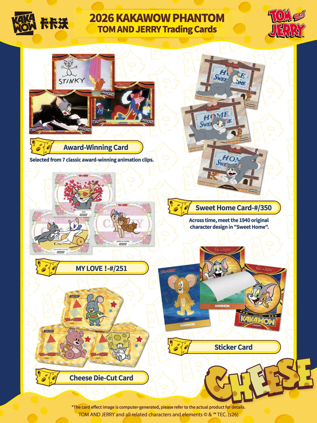 2026 Kakawow Phantom Tom and Jerry Hobby Trading Cards