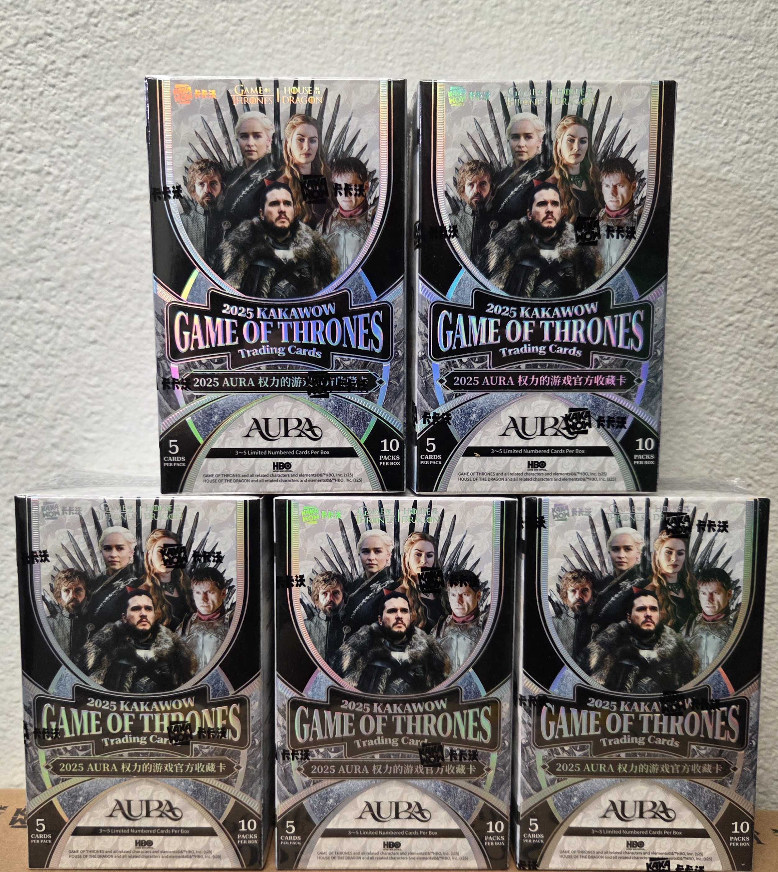 CARDWOW PYC BREAK 002 Game Of Thrones 5 Box