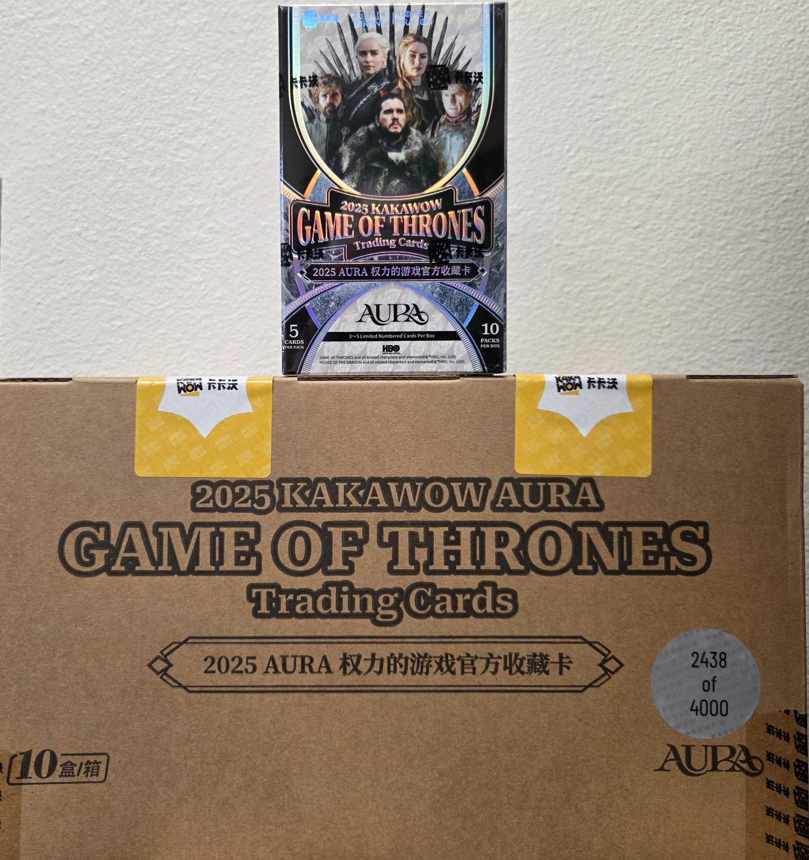 GOT PYC BREAK 009 2025 Kakawow Game Of Thrones 10 Box