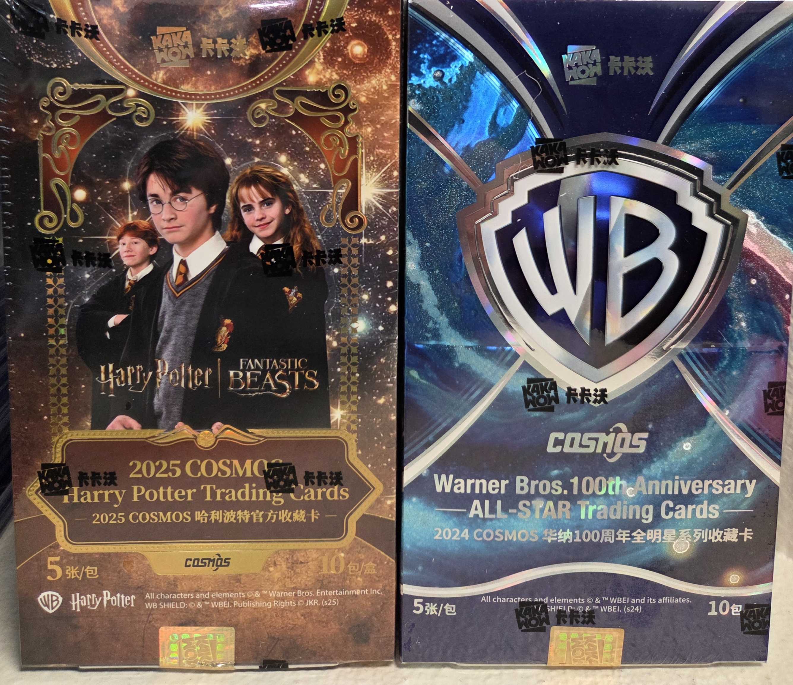 CARDWOW MIXER PYC BREAK 027 HARRY POTTER COSMOS (5 BOXES) + WARNER BROS. COSMOS (5 BOXES)