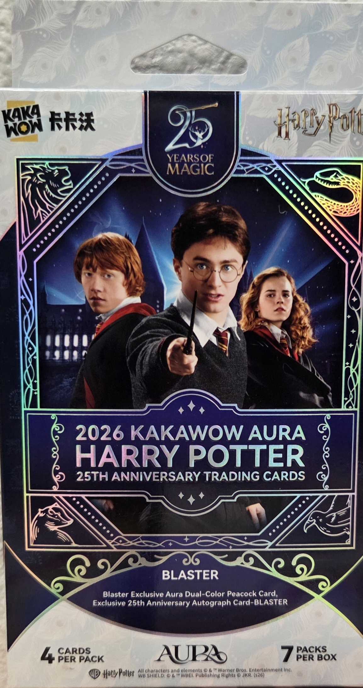 Harry Potter PYC BREAK 074 Kakawow Aura HP 12 Box Blaster Half Case