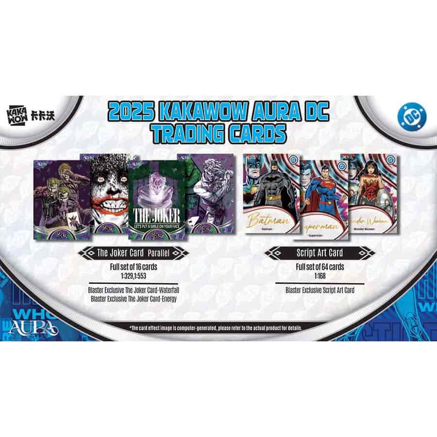 2025 Kakawow DC Aura Blaster Trading Cards