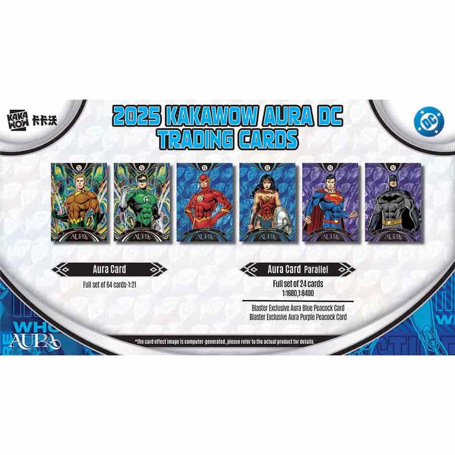2025 Kakawow DC Aura Blaster Trading Cards