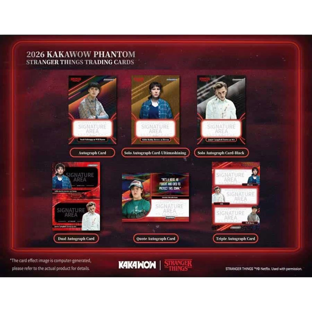 2026 Kakawow Phantom Stranger Things Hobby Trading Cards