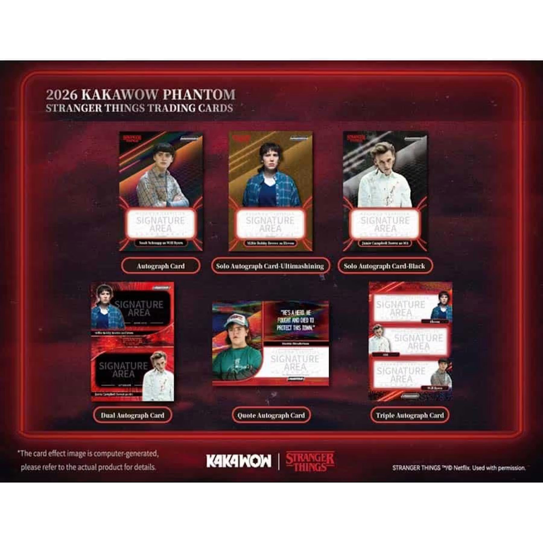 2026 Kakawow Phantom Stranger Things Hobby Trading Cards