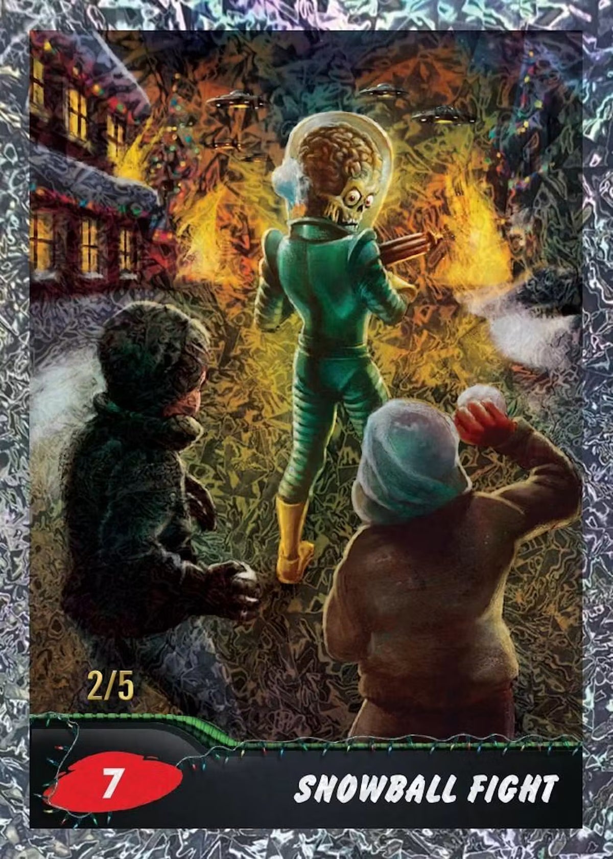 2026 Topps Mars Attacks Christmas Hobby Trading Cards LV
