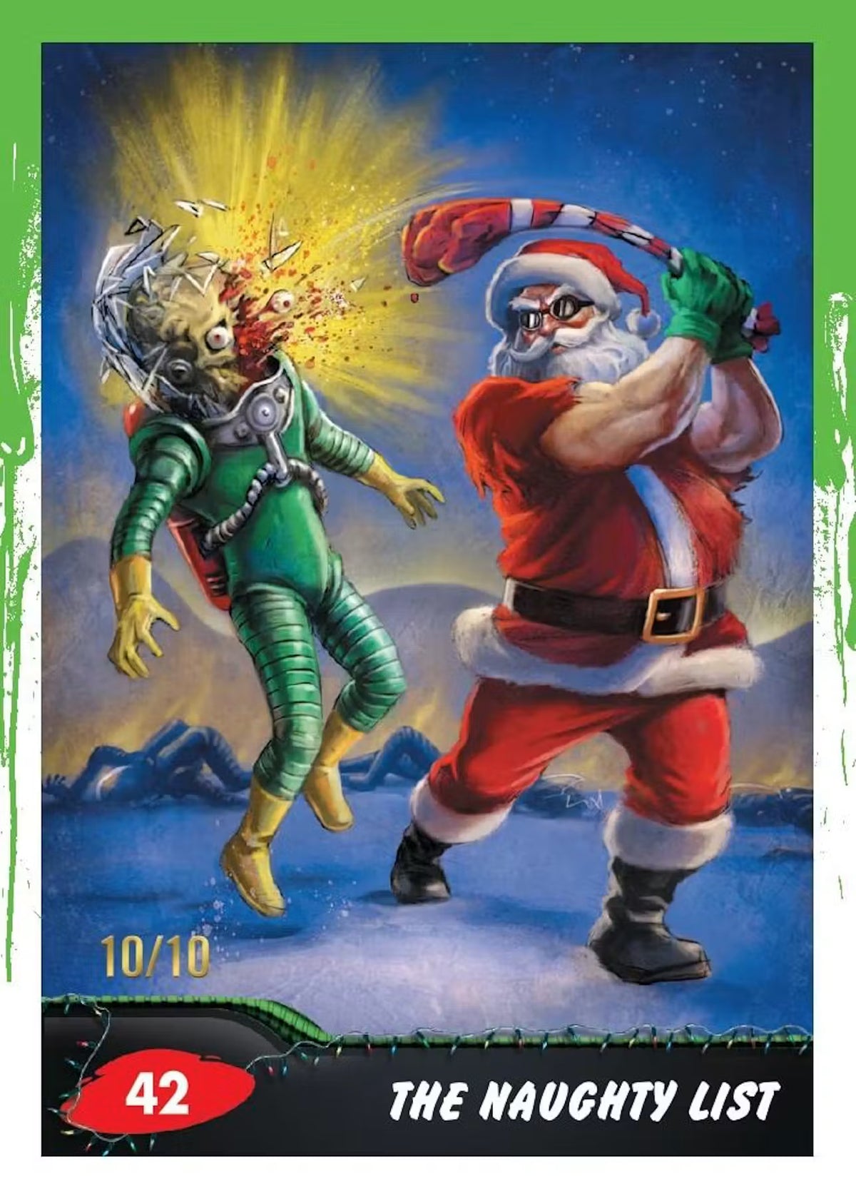2026 Topps Mars Attacks Christmas Hobby Trading Cards LV