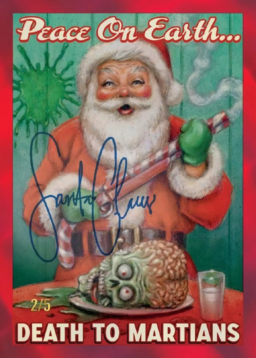 2026 Topps Mars Attacks Christmas Hobby Trading Cards LV