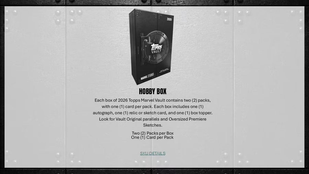 2026 Topps Vault Marvel Hobby Trading Cards LV