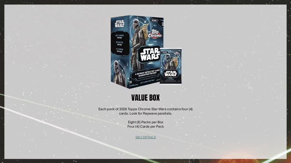 2026 Topps Chrome Star Wars Hobby Trading Cards LV