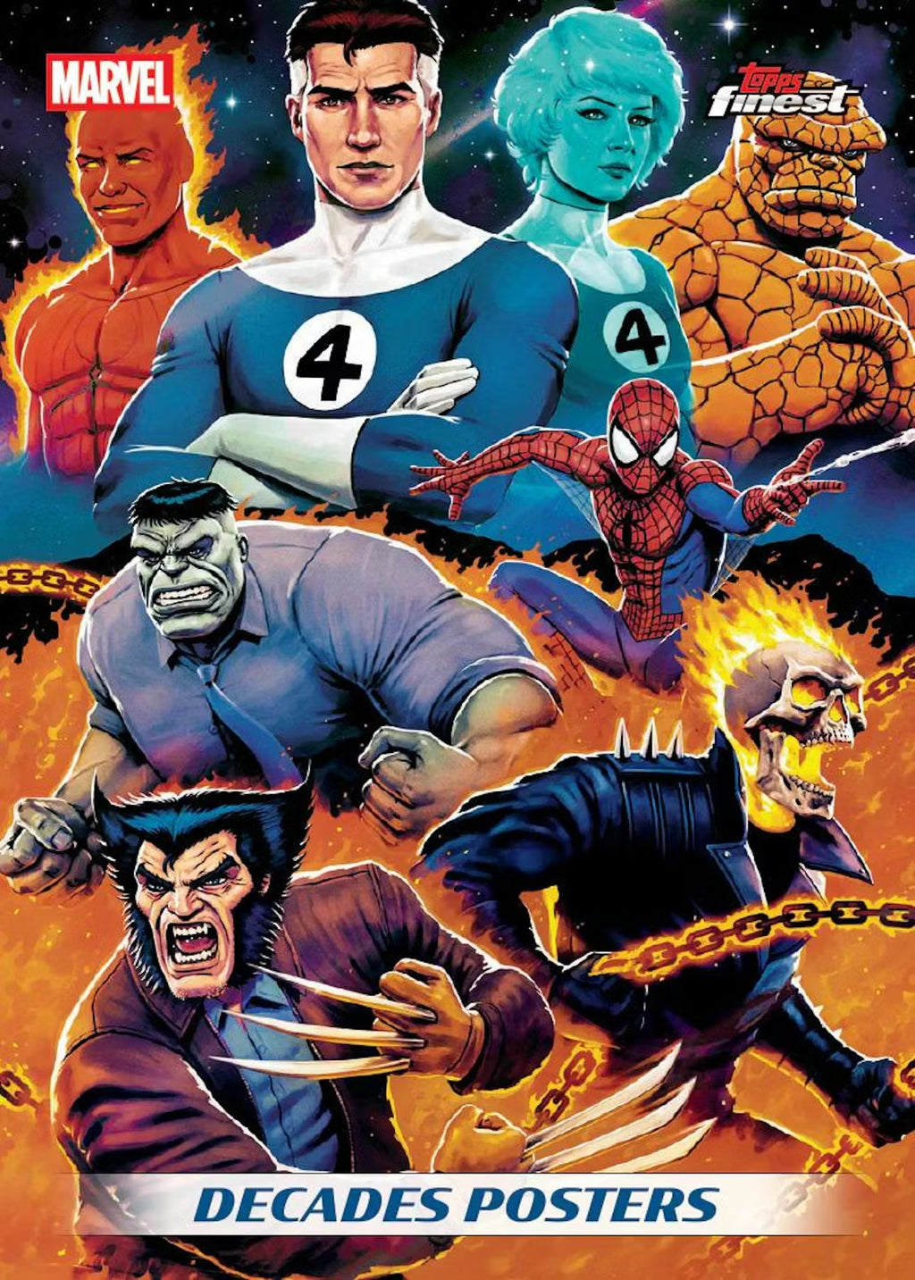 2026 Topps Finest Fantastic Four Hobby Trading Cards