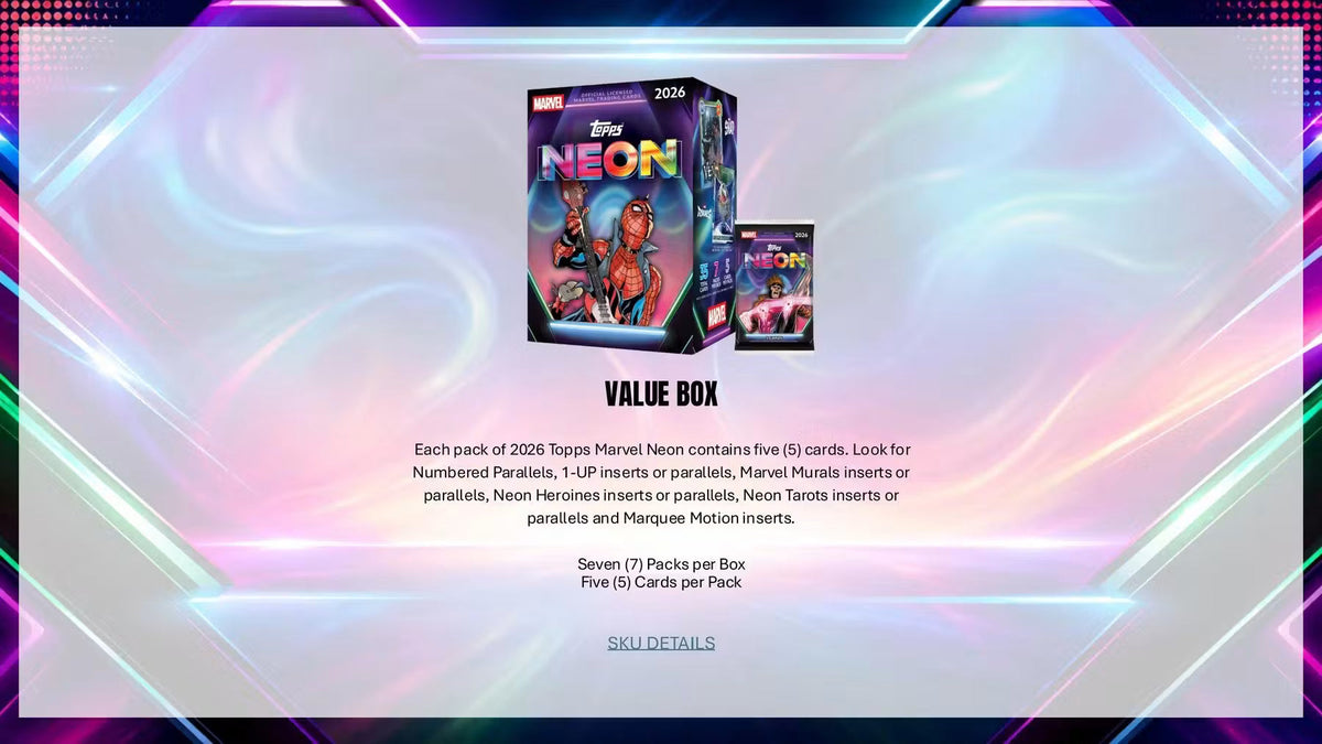 2026 Topps Marvel Neon Hobby Trading Cards