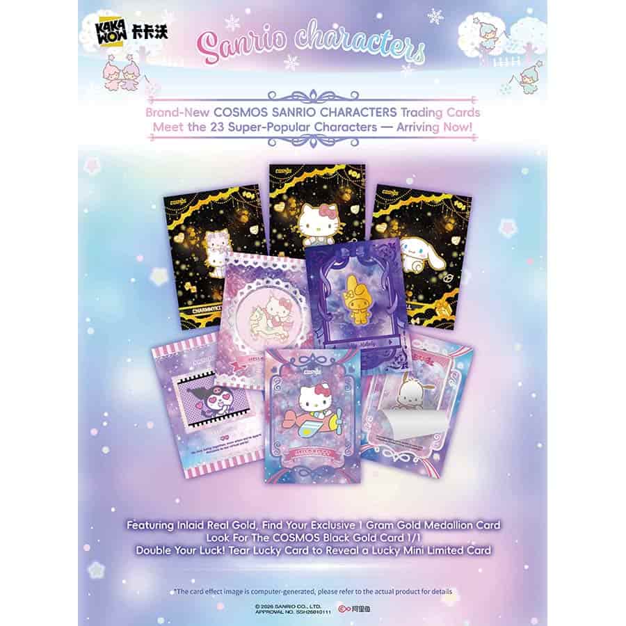 2026 Kakawow Cosmos Sanrio Trading Cards