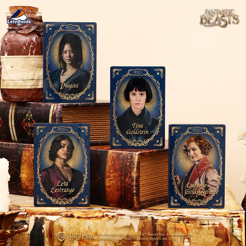 LetoGoods Fantastic Beasts Wizards Gathering Series Flowing Sand Blind Box Trading Cards