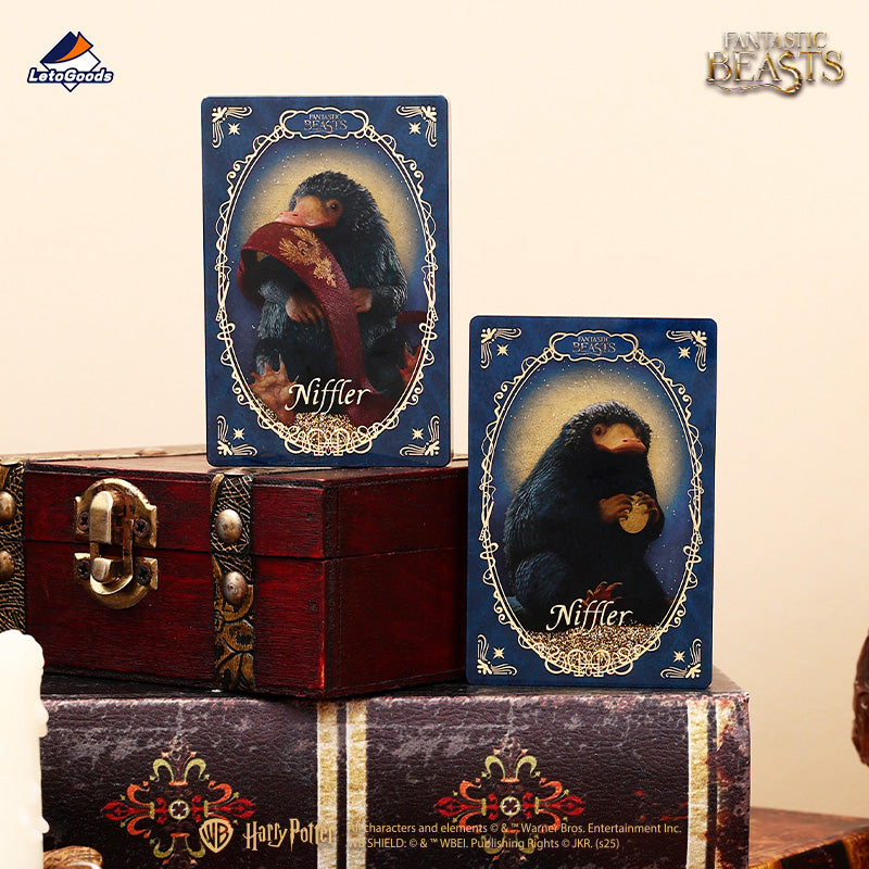LetoGoods Fantastic Beasts Wizards Gathering Series Flowing Sand Blind Box Trading Cards