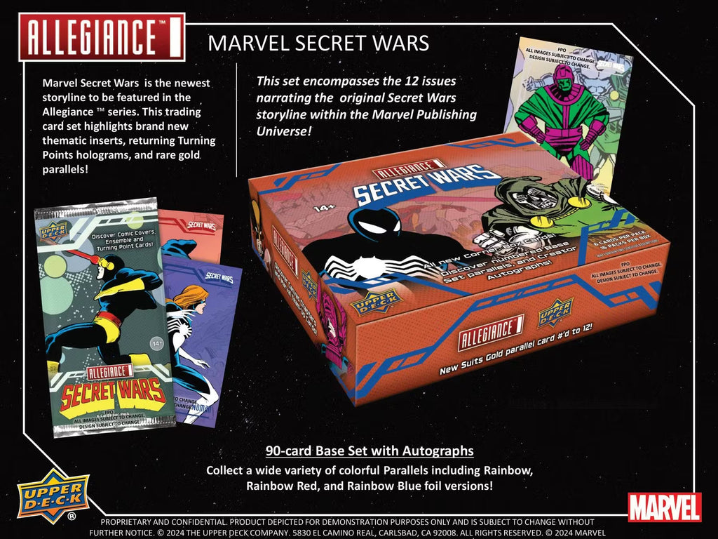 2024 Upper Deck Marvel Allegiance Secret Wars 1984 Hobby Trading Cards