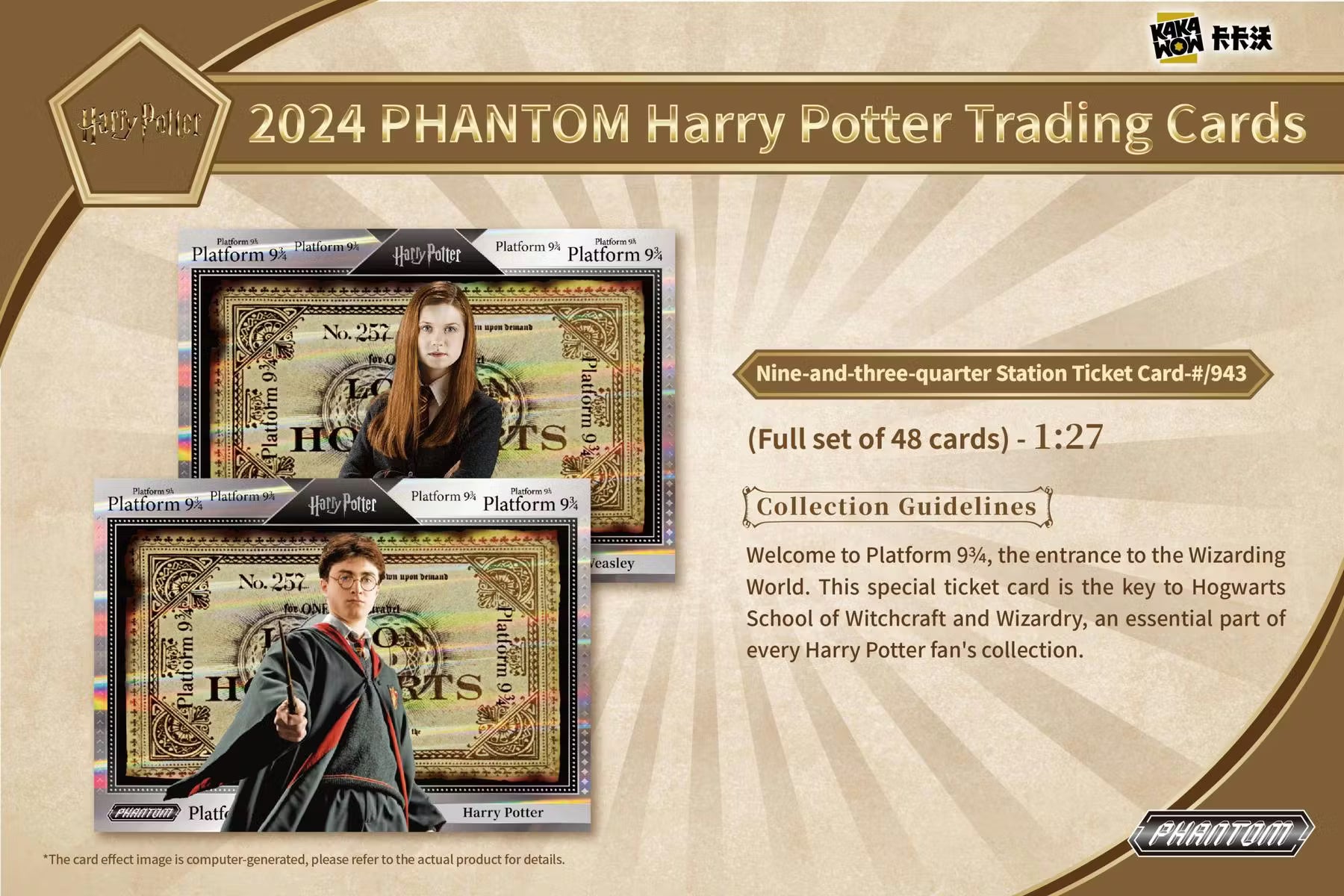 2024 Kakawow Phantom Harry Potter Hobby Trading Cards LV