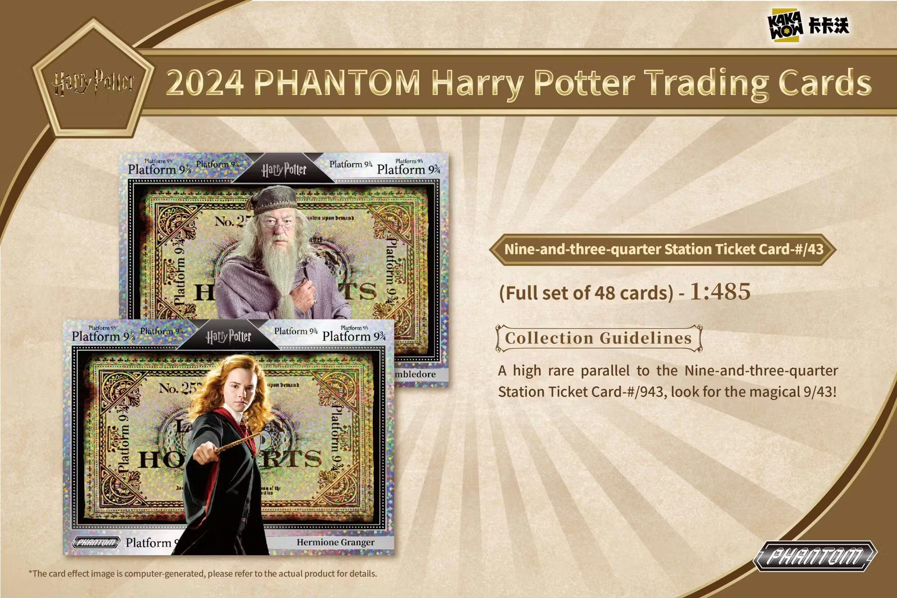 2024 Kakawow Phantom Harry Potter Hobby Trading Cards LV