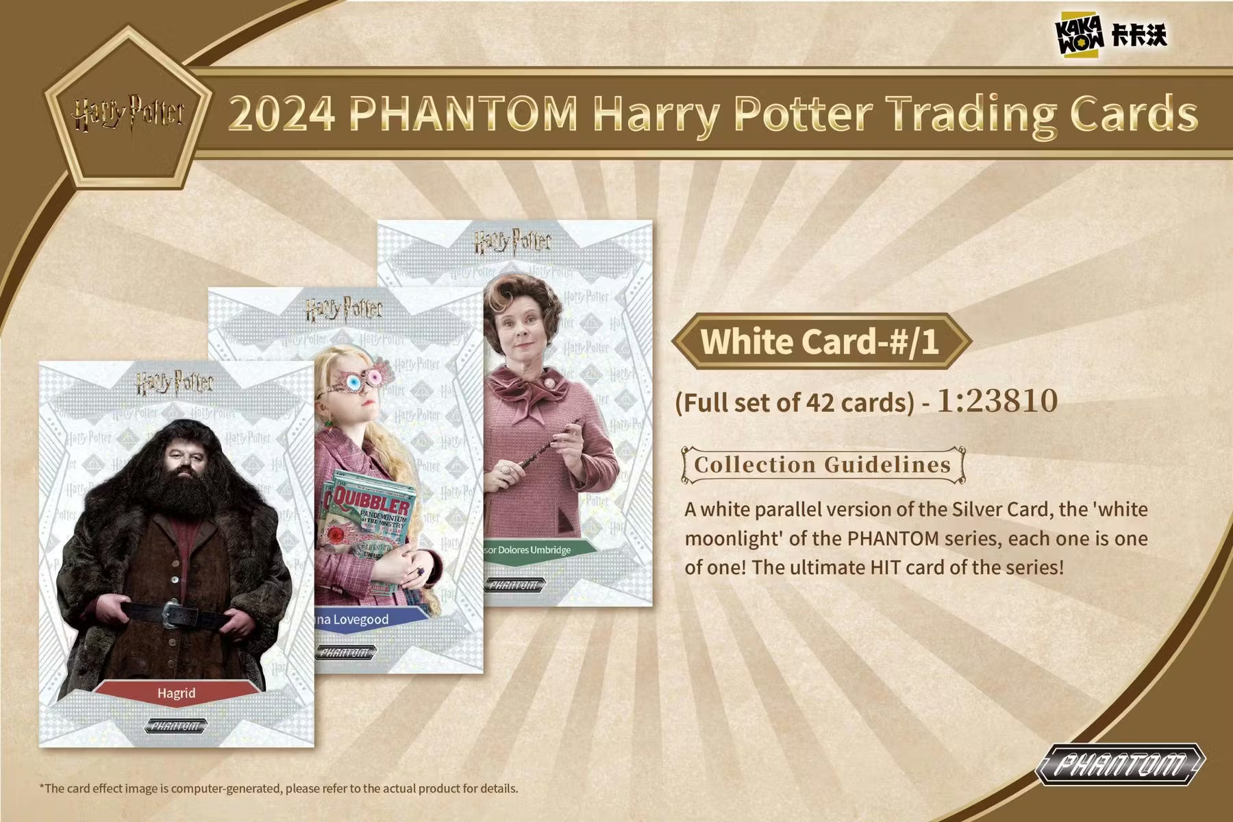 2024 Kakawow Phantom Harry Potter Hobby Trading Cards LV