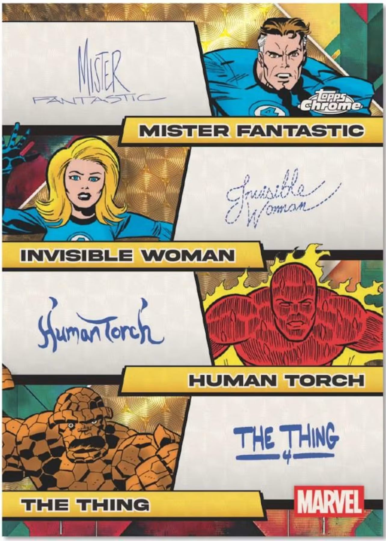 2025 Topps Chrome Marvel Hobby Trading Cards