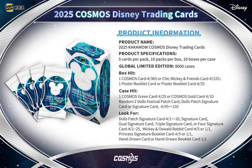 2025 Kakawow Disney Cosmos Hobby Trading Cards