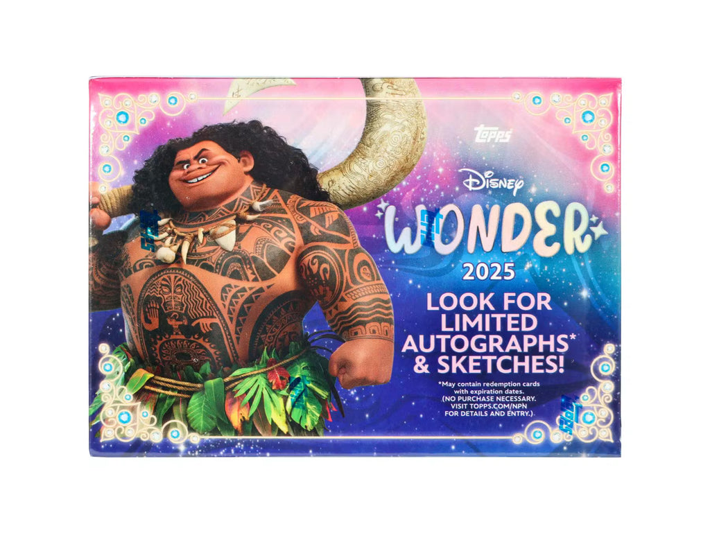 2025 Topps Chrome Disney Wonder Blaster Trading Cards
