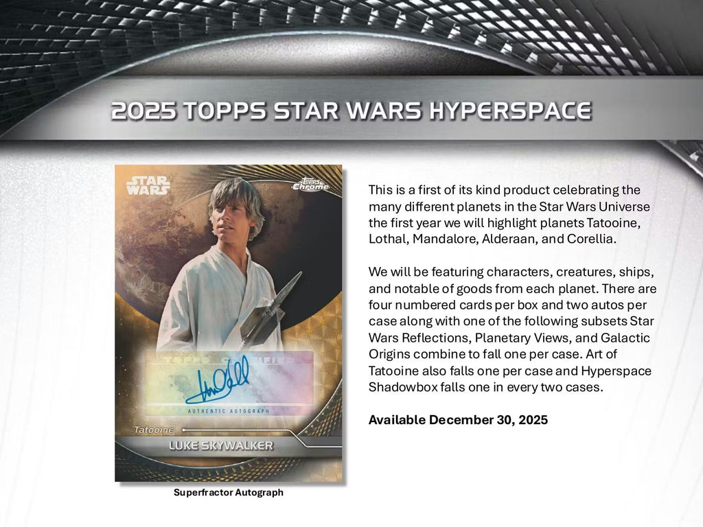 2025 Topps Star Wars Hyperspace Hobby Trading Cards LV