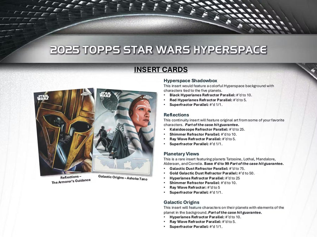 2025 Topps Star Wars Hyperspace Hobby Trading Cards LV