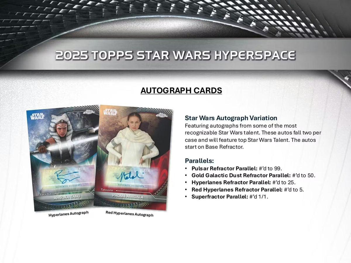 2025 Topps Star Wars Hyperspace Hobby Trading Cards LV