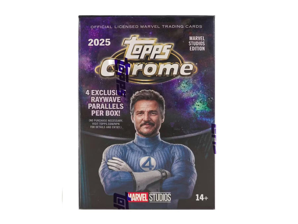 2025 Topps Chrome Marvel Studios Blaster Trading Cards LV