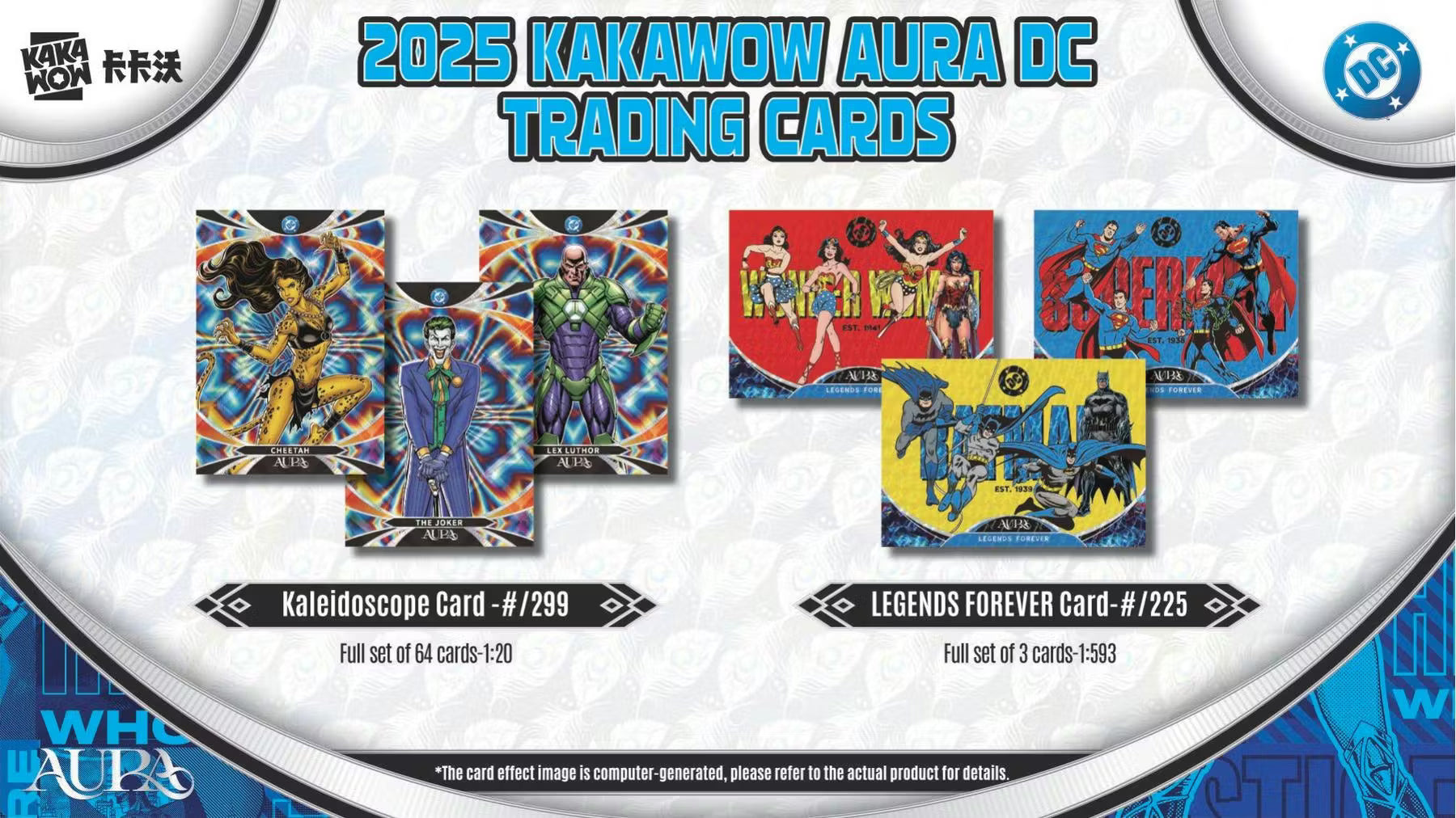 2025 Kakawow DC Aura Hobby Trading Cards