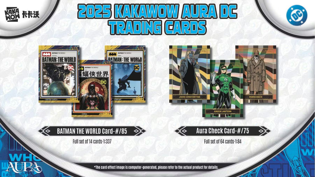 2025 Kakawow DC Aura Hobby Trading Cards
