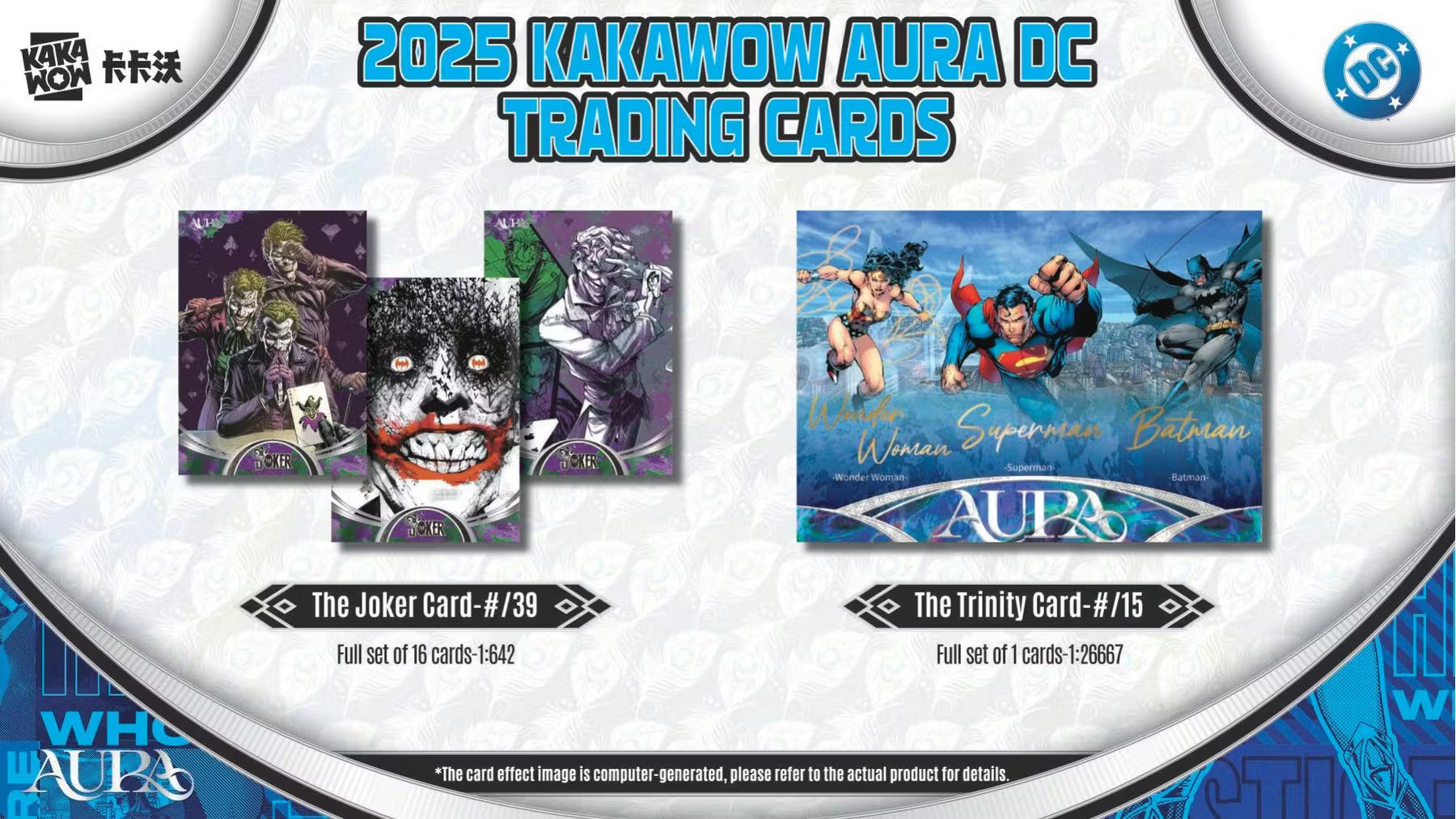 2025 Kakawow DC Aura Hobby Trading Cards