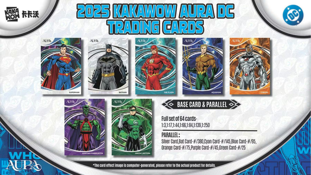 2025 Kakawow DC Aura Hobby Trading Cards