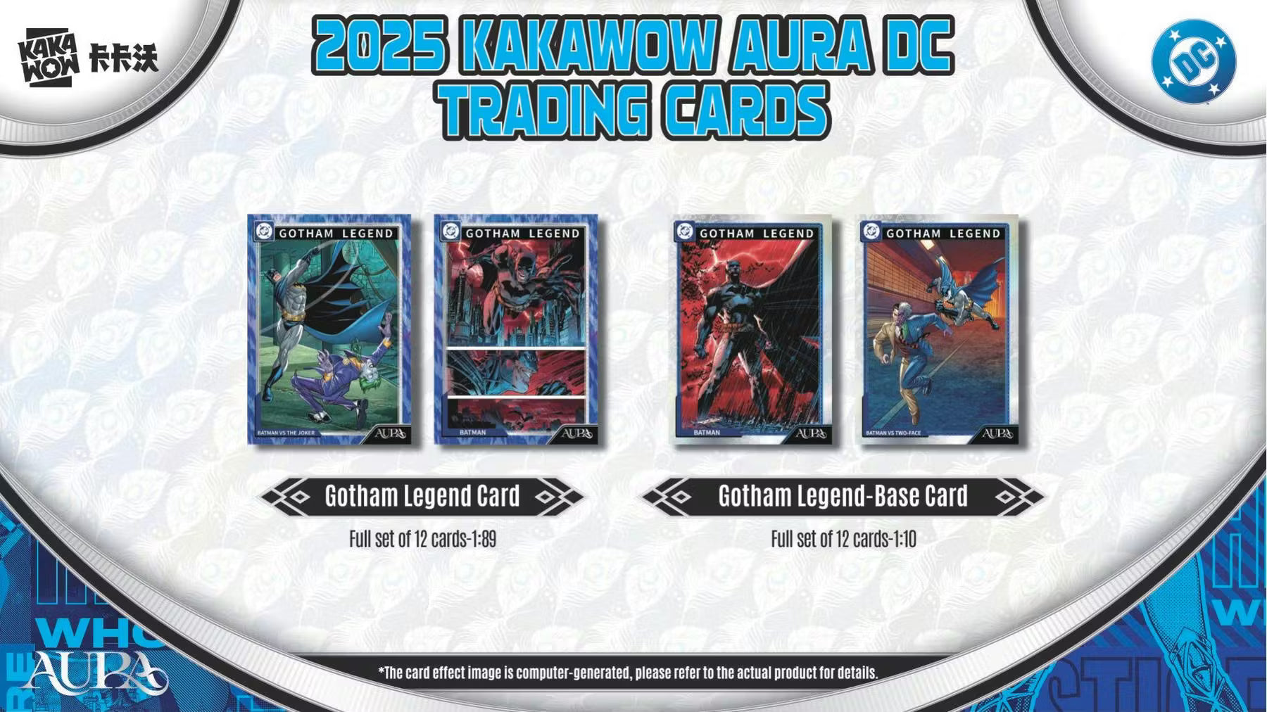2025 Kakawow DC Aura Hobby Trading Cards