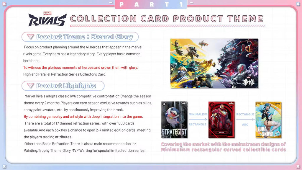 2026 Card.Fun Marvel Rivals Eternal Glory Hobby Trading Cards
