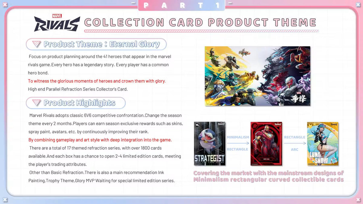 2026 Card.Fun Marvel Rivals Eternal Glory Hobby Trading Cards