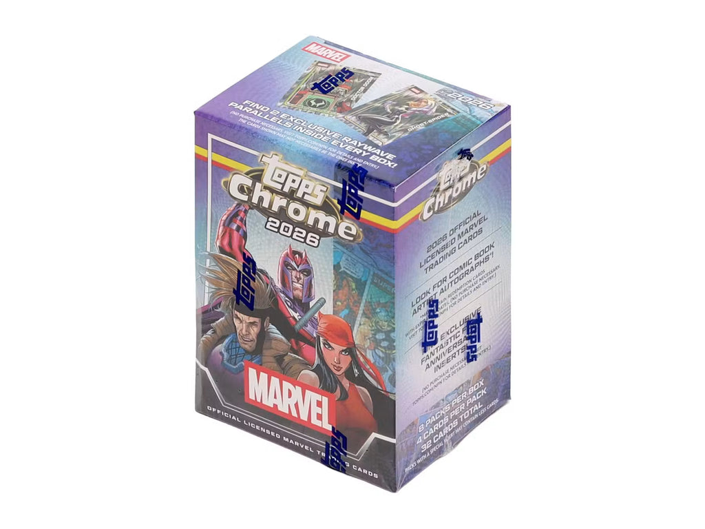 2026 Topps Chrome Marvel Comics Blaster Trading Cards