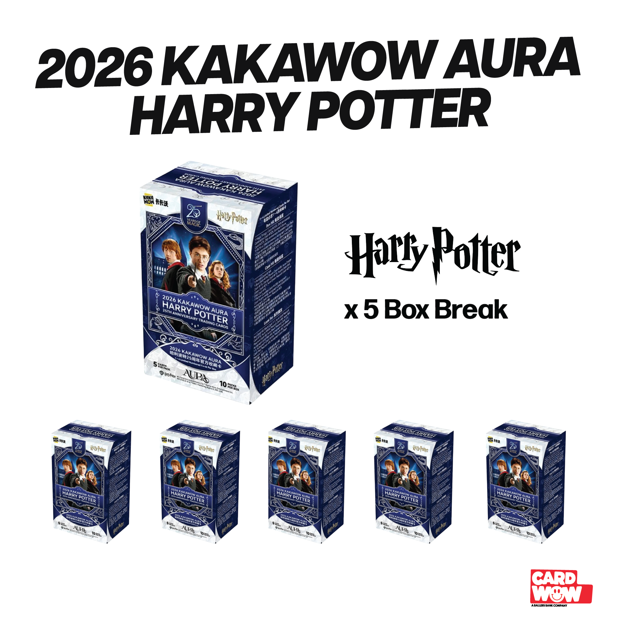 Harry Potter PYC BREAK 081 Kakawow Aura HP 5 Box
