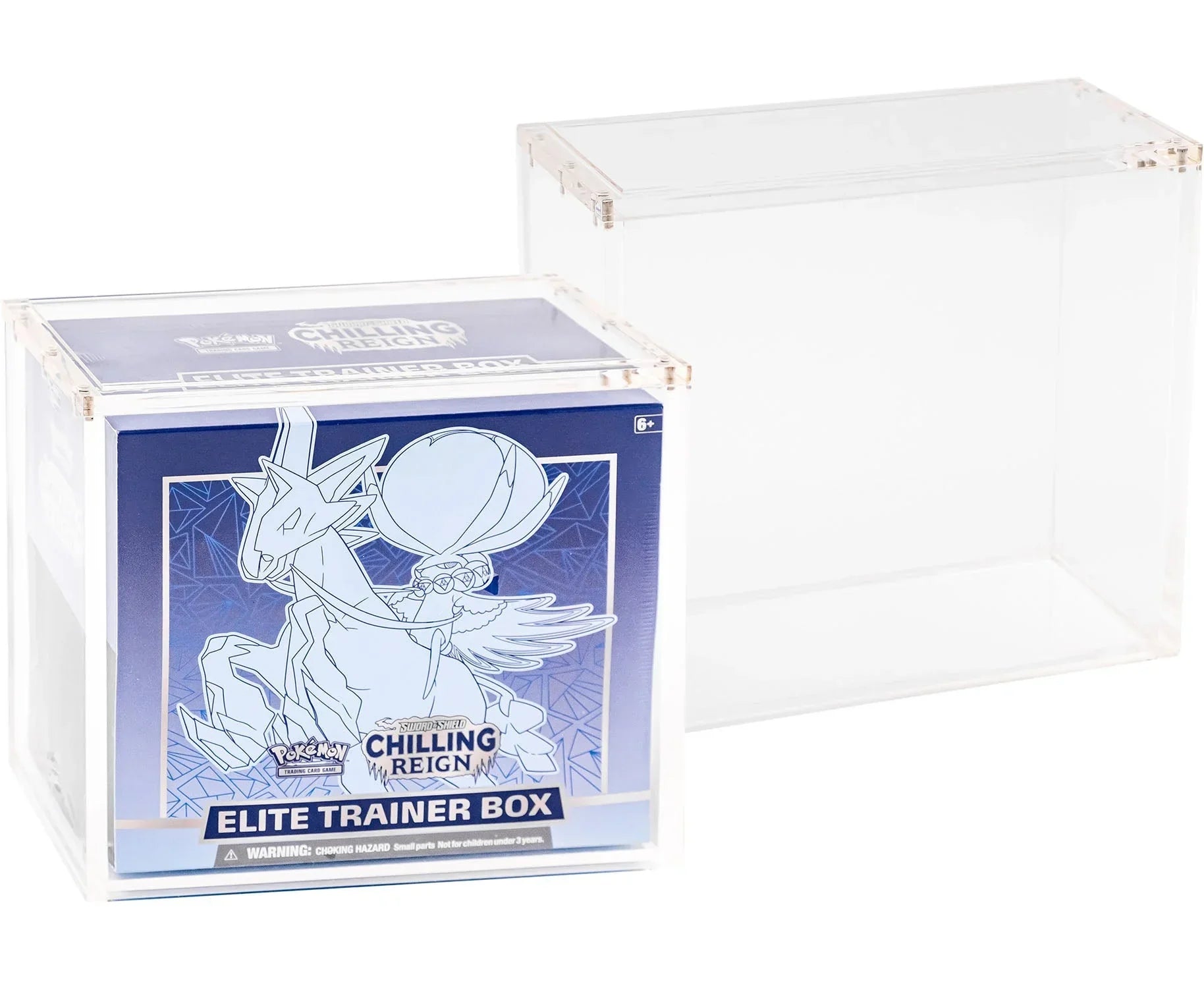 Pokemon ETB Acrylic Display Case - Magnetic Top + UV-Protected