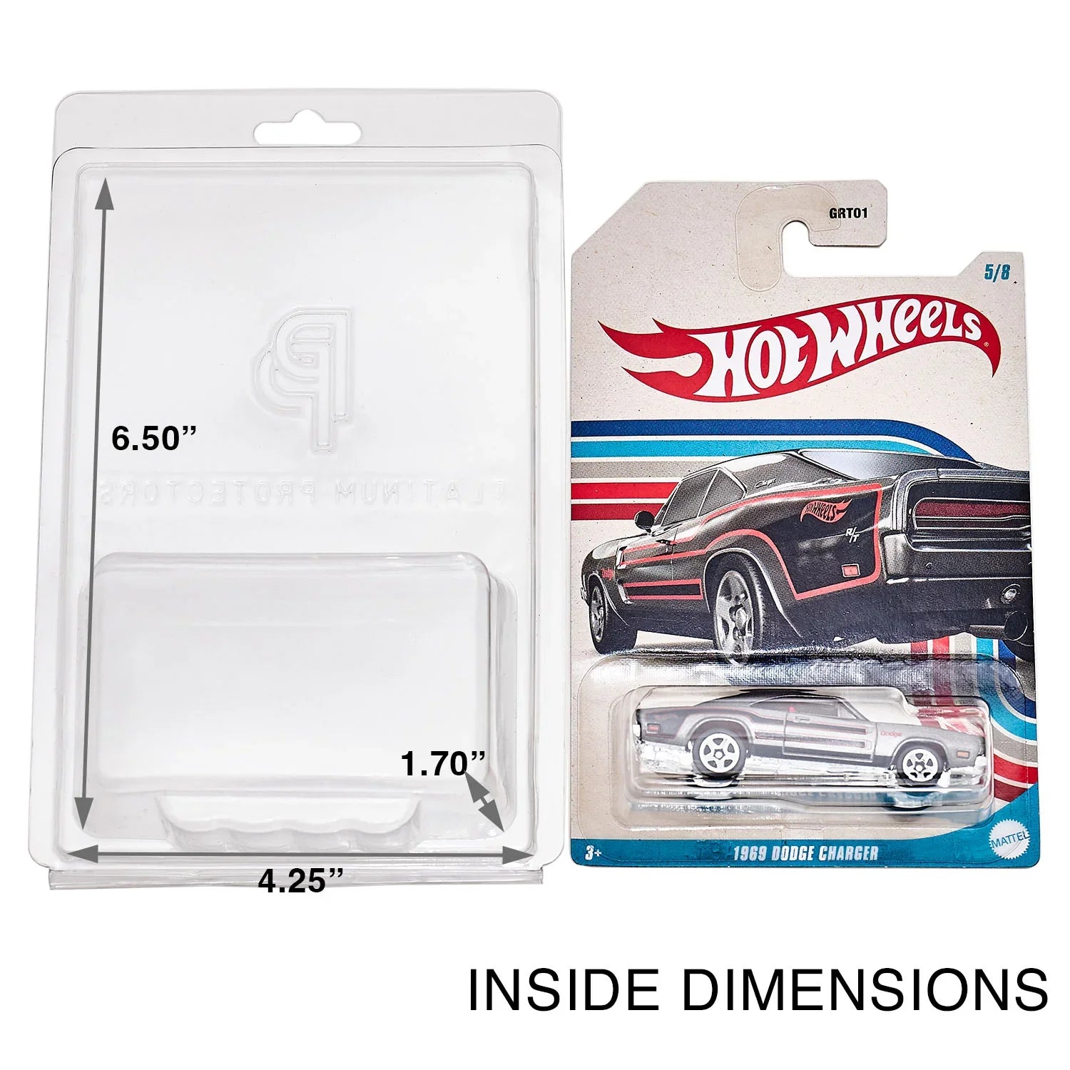 10-pack Hot Wheels Mainline Protector Case — For Retail Packaging