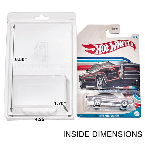 10-pack Hot Wheels Mainline Protector Case — For Retail Packaging