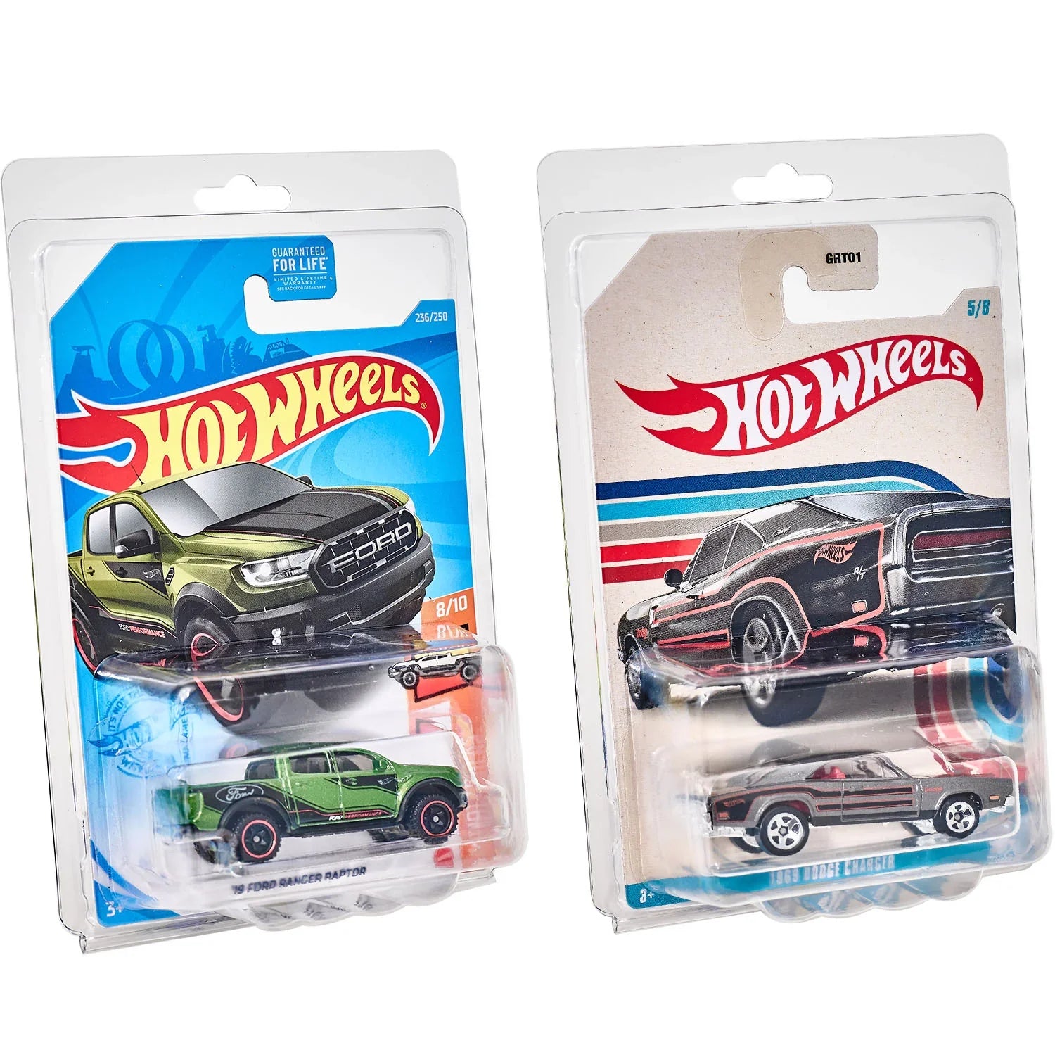10-pack Hot Wheels Mainline Protector Case — For Retail Packaging
