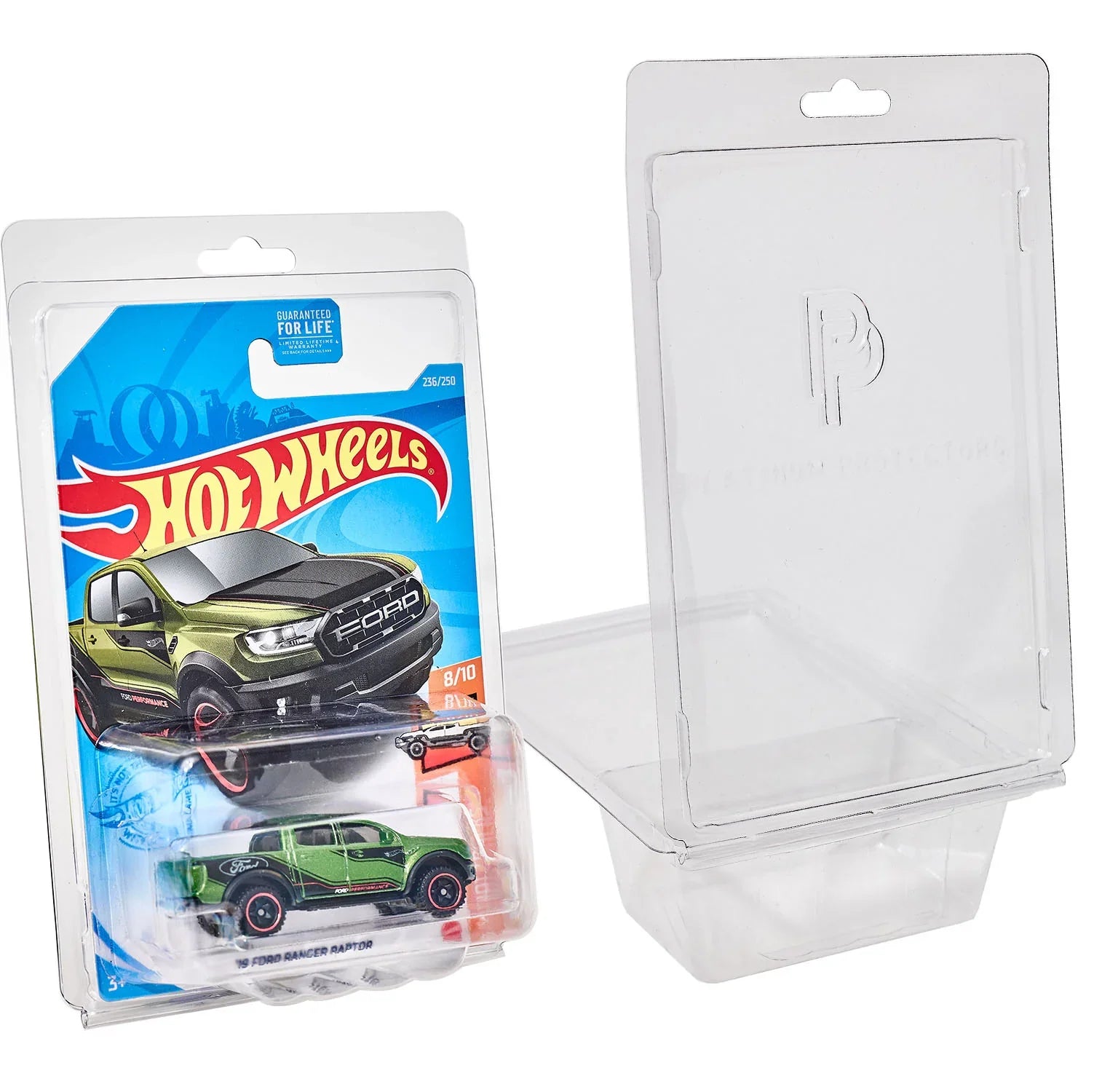 10-pack Hot Wheels Mainline Protector Case — For Retail Packaging